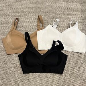 Women's Intimates Set - Black, White, and Tan